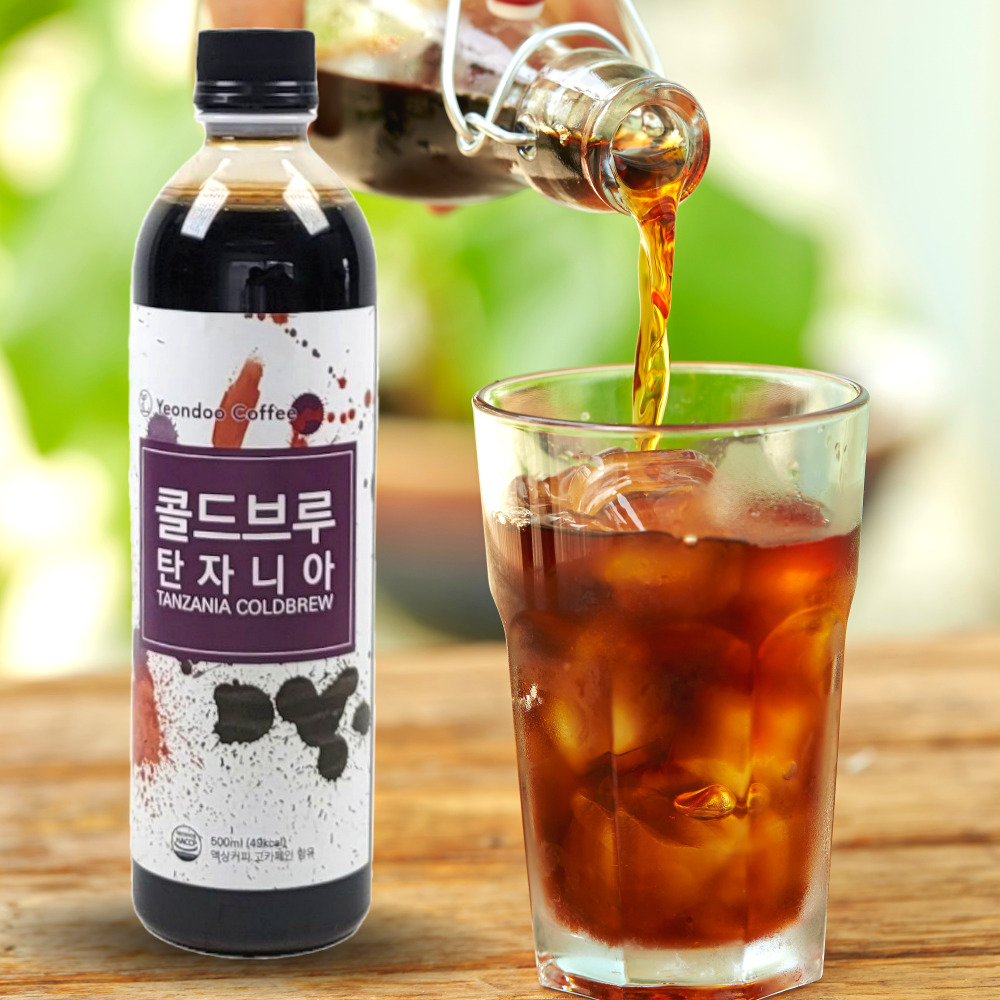 탄자니아 콜드브루 원액 더치커피 선물 답례품 500ml - 상세 이미지 2
