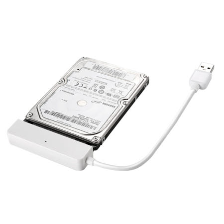 넥스트유 415MU3 슬림형 USB 3.0 to 2.5형 SSD HDD 외장하드 컨버터 컨트롤러 모듈형 화이트