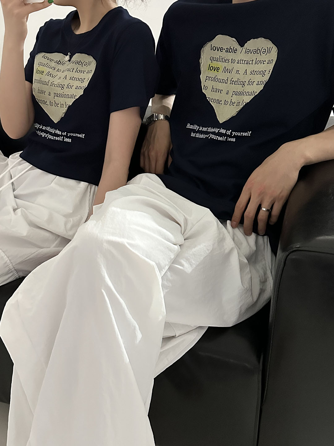 [unisex] 페이퍼 하트 커플시밀러룩 상세 이미지 22