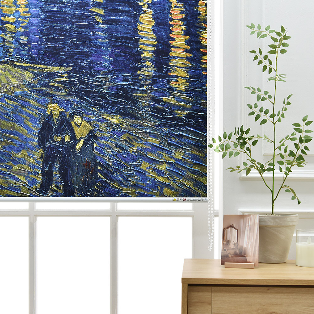 아라크네 아를의 별이 빛나는 밤 (Arles Starry Night) 빈센트 반 고흐 (Vincent Van Gogh) 명화 30x30 - 상세 이미지 3
