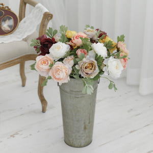 빈티지 블로썸 라넌큘러스 장미 인테리어 조화 장식 실크 플라워 소품 실사용 후기 | 효과 있을까? - 상품 이미지 4