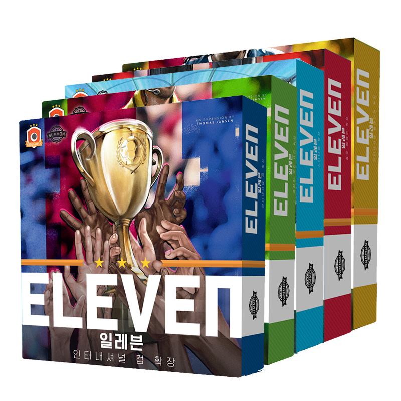 축구 경영 전략 풋볼 매니저 보드게임 일레븐 Eleven 확장판 세트 (※본판 미포함) - 상품 이미지
