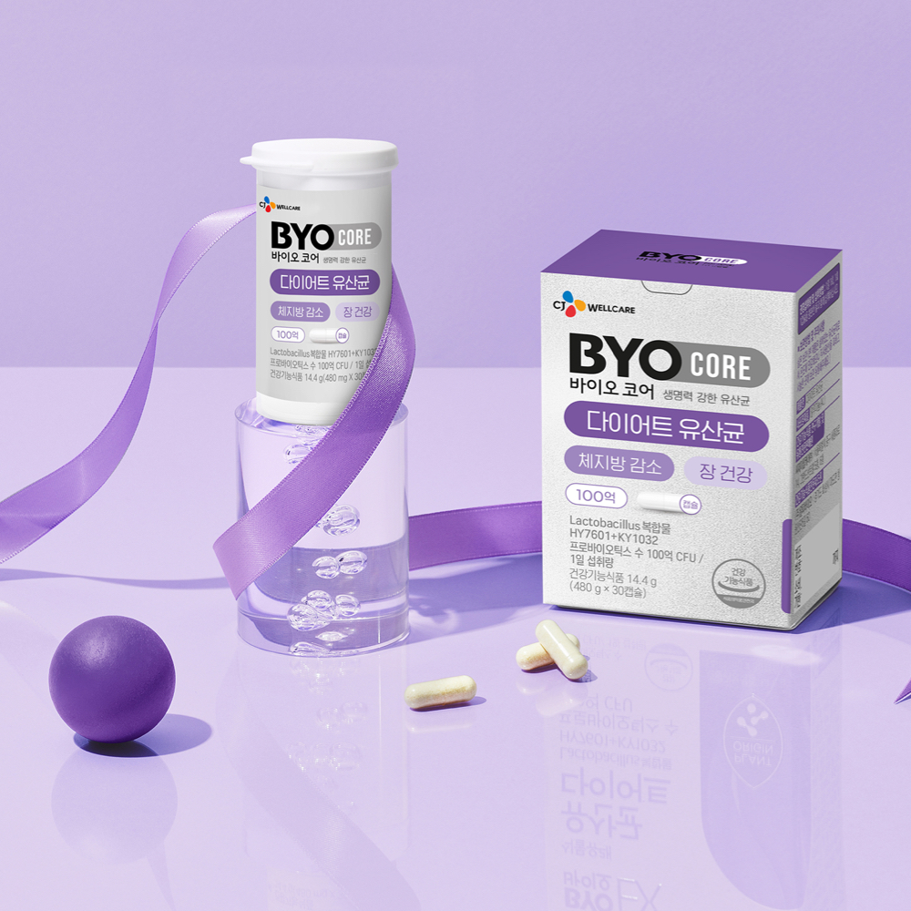 CJ 바이오코어 100억 다이어트 유산균 체지방 감소 소주연 유산균 30캡슐, 2개