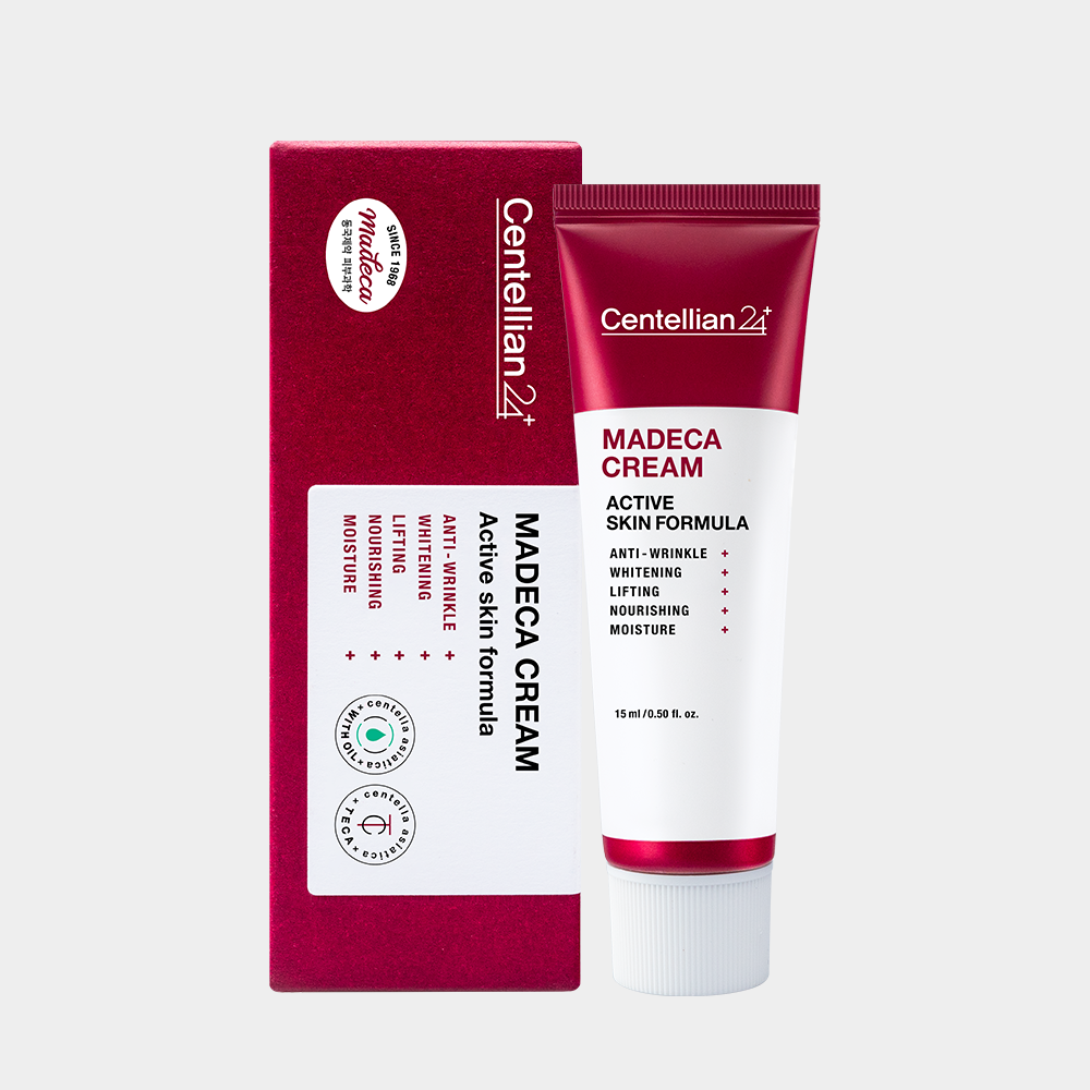 동국제약 센텔리안24 마데카크림 액티브 스킨 포뮬러 15ml/ 병풀크림 시카 테카(TECA) 주름개선 수분 보습 기미완화 안티에이징 탄력에 도움 - 상품 이미지