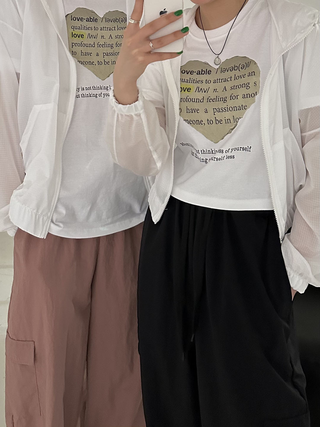 [unisex] 페이퍼 하트 커플시밀러룩 상세 이미지 9