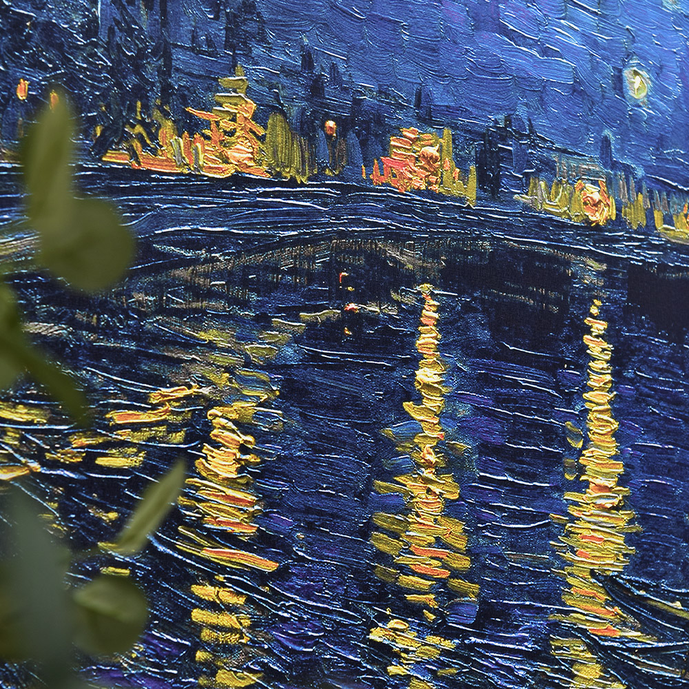 아라크네 아를의 별이 빛나는 밤 (Arles Starry Night) 빈센트 반 고흐 (Vincent Van Gogh) 명화 30x30 - 상세 이미지 4
