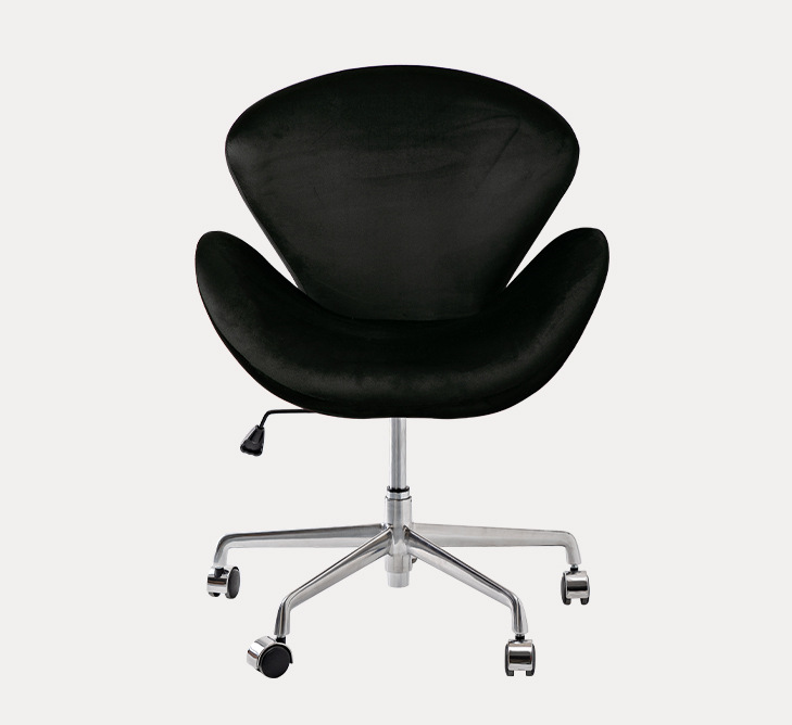 백조의자 바퀴 달린 라운지 스완  에그체어 안락의자 Lounge Swan Chair With Wheel - 상세 이미지 5