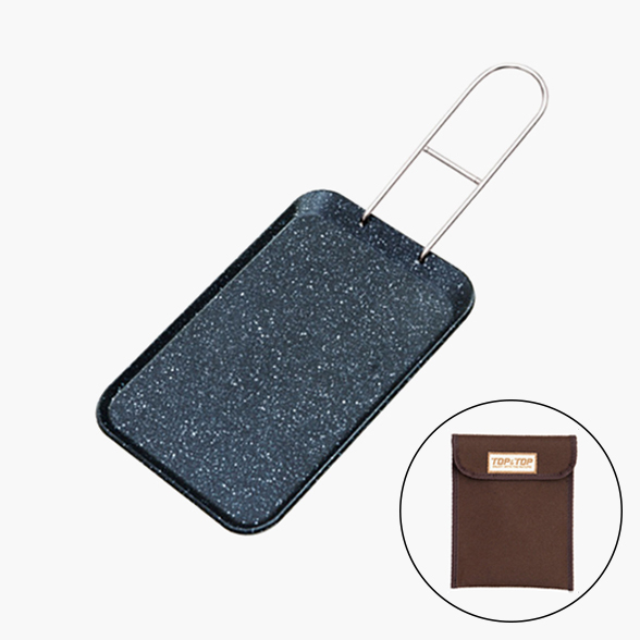 탑앤탑 미니 사각 팬 반합 백패킹 프라이팬