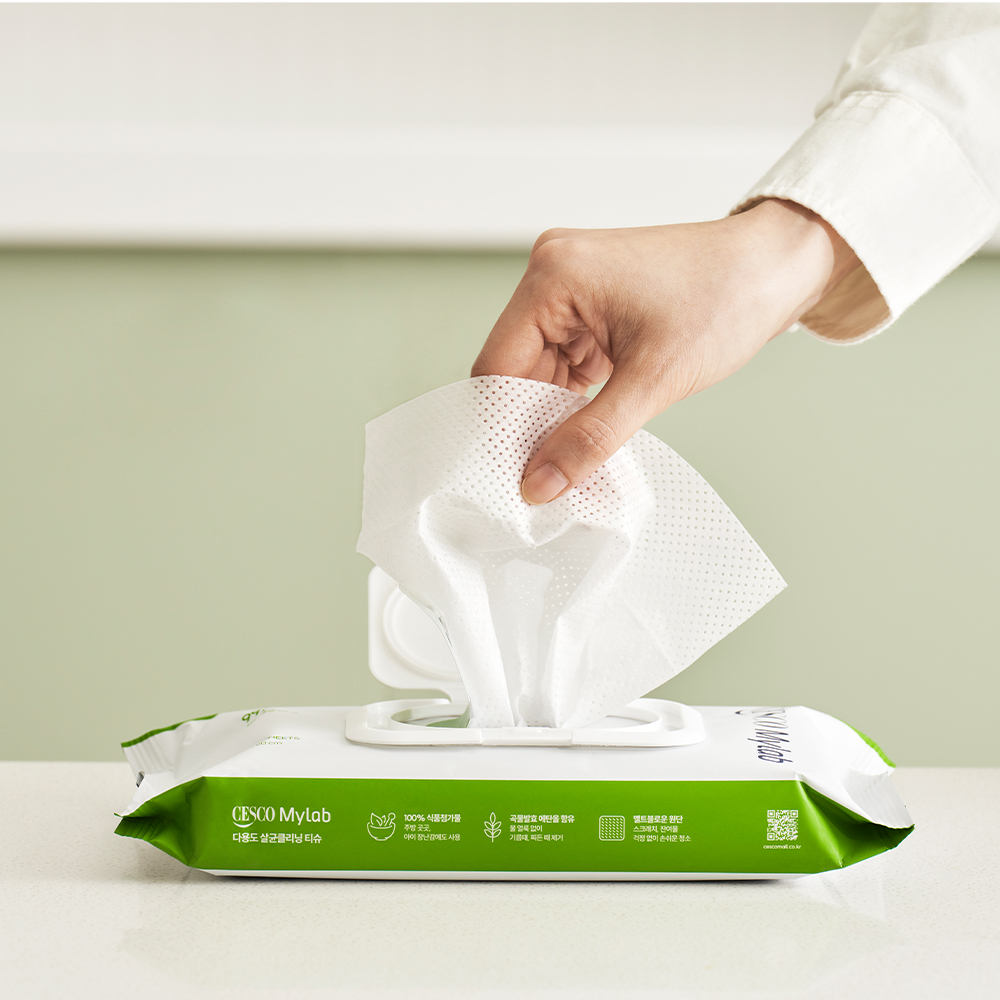 세스코 마이랩 다용도 살균 클리닝 티슈 50매, 6팩