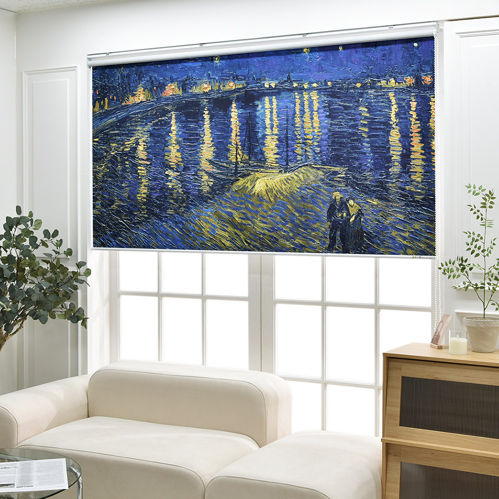 아라크네 아를의 별이 빛나는 밤 (Arles Starry Night) 빈센트 반 고흐 (Vincent Van Gogh) 명화 30x30 - 상세 이미지 5