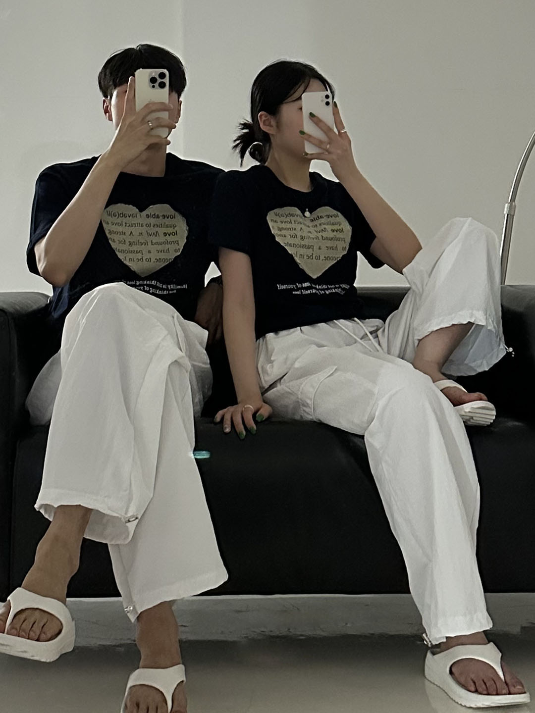 [unisex] 페이퍼 하트 커플시밀러룩 상세 이미지 23