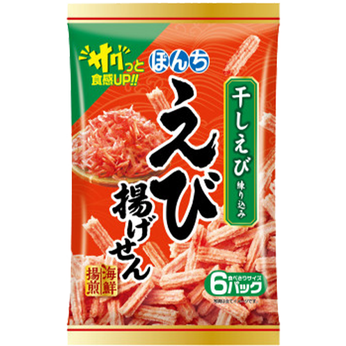본치 해물 새우 튀김 센베이 스낵 일본 센베 6개입 / 전병 쌀과자