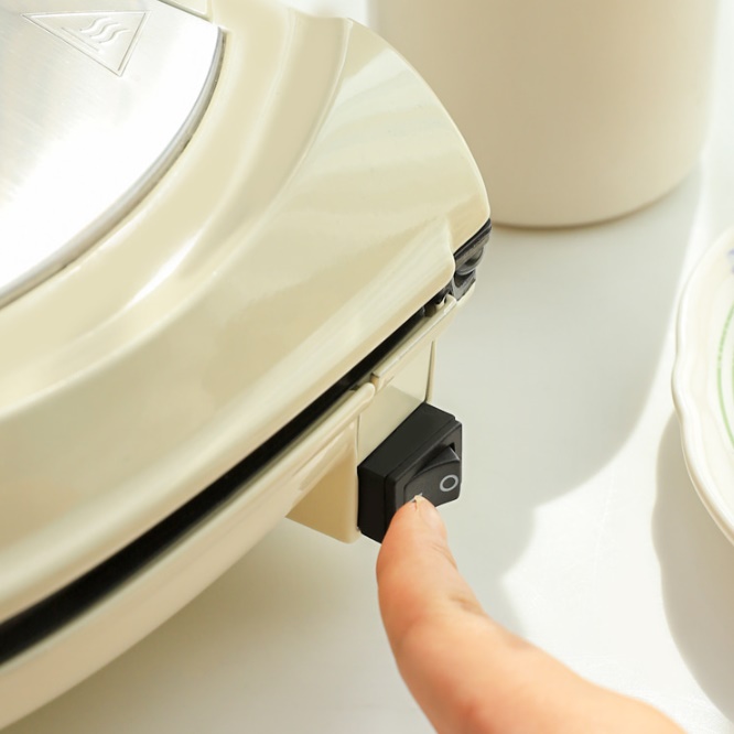 가정용 미니 와플기 얇은 전기와플기계 전기와플팬