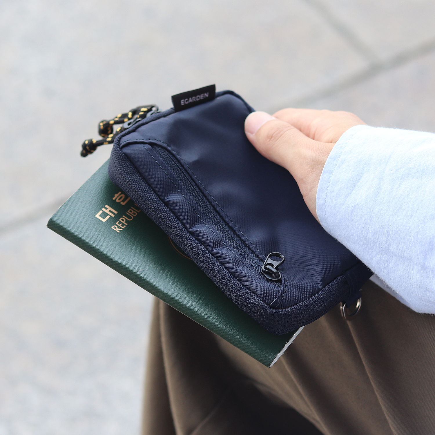 에가든 트래블러 월렛 여행 나일론 카드 일본 엔화 여행용 동전 지갑