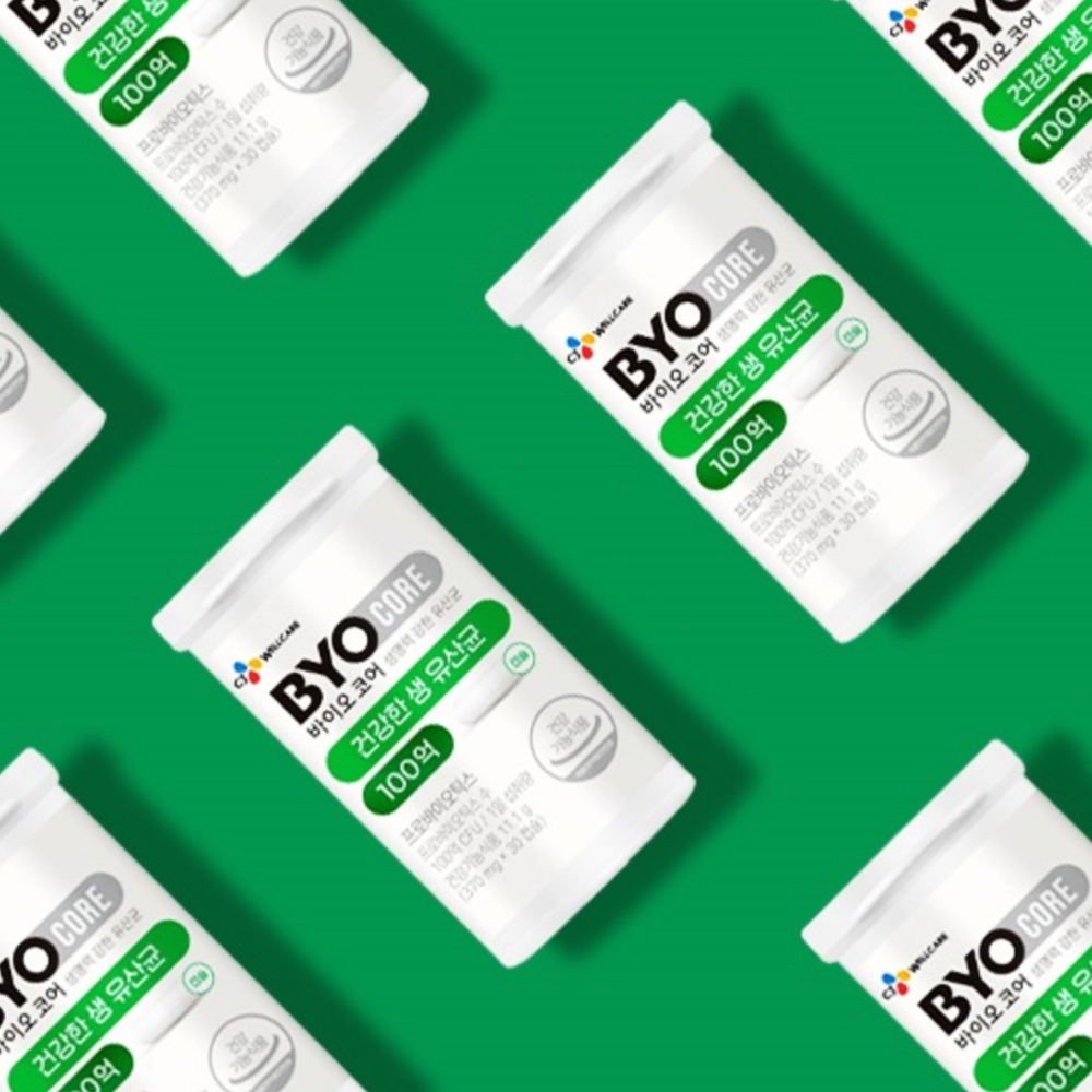 CJ 바이오코어 건강한 생유산균 100억 보장 고함량유산균 캡슐형 30캡슐, 4개