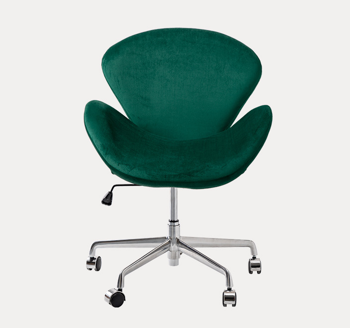 백조의자 바퀴 달린 라운지 스완  에그체어 안락의자 Lounge Swan Chair With Wheel - 상세 이미지 3