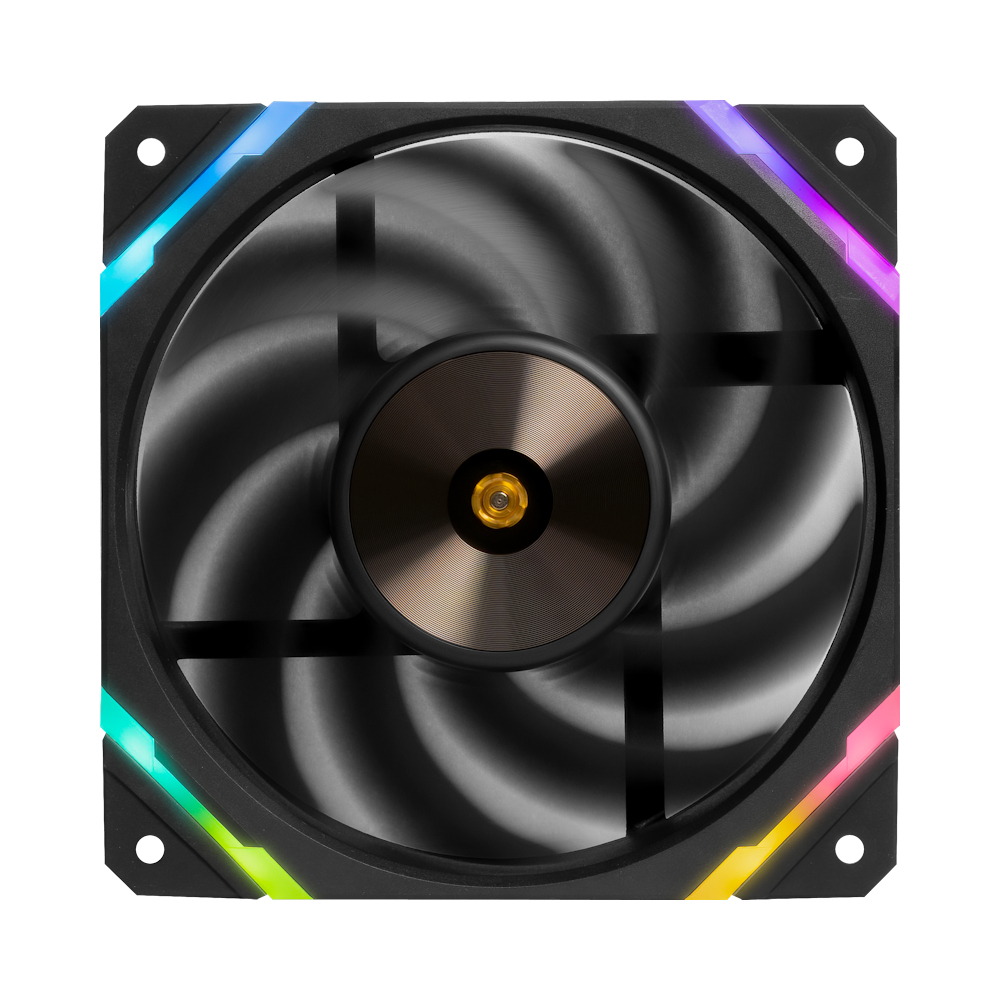 발키리 VALKYRIE X12 ARGB 케이스 쿨러 FAN 120 블랙 - 상품 이미지