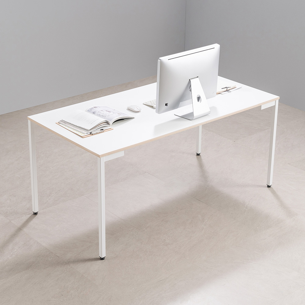 리시스커스텀 베이직 책상 1600x800mm, 화이트 - 상세 이미지 2