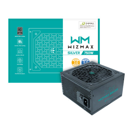 마이크로닉스 WIZMAX 750W 80PLUS SILVER ATX3.0 (PCIE5) 파워서플라이