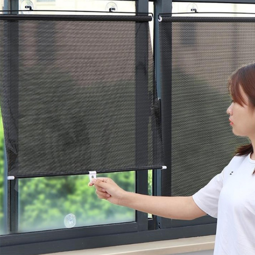 창문 햇빛 가리개 차단 블라인드 사무실 미니 유리창 주방 소형 작은 셀프 베란다 붙이는