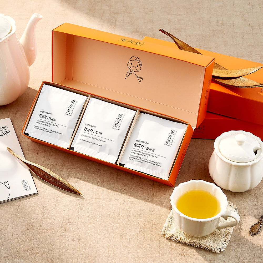 명절 선물세트 국산 전통 한방 쌍화 천일 천월 차 by 이스트프렌즈 15개입