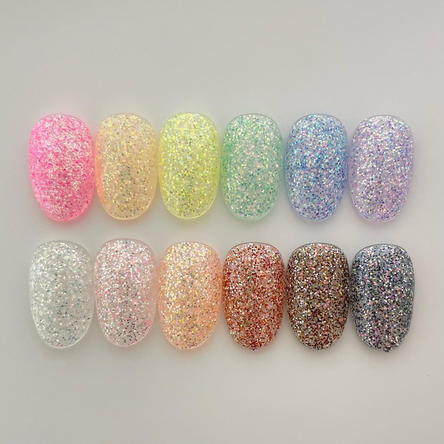 JelloJello Sugar Glitter nail look