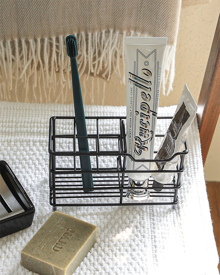 스텐 칫솔꽂이 무타공 클린스텐 칫솔꽂이 면도기 치약 칫솔거치대