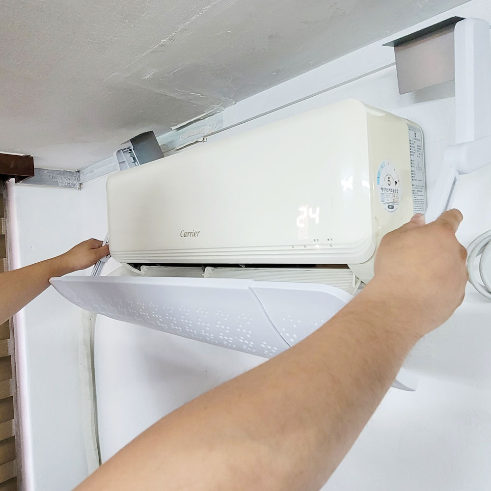 벽걸이 에어컨 바람막이 가림막 날개 벽걸이 에어컨 가드 윈드바이저