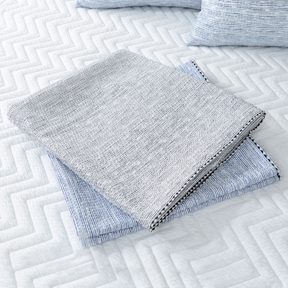 얇은 홑이불 시어서커 미니체크 여름이불 단품