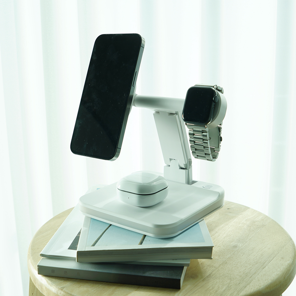 레드빈 간단 무드등 3in1 무선충전기 P2WC+맥세이프링 H1MR