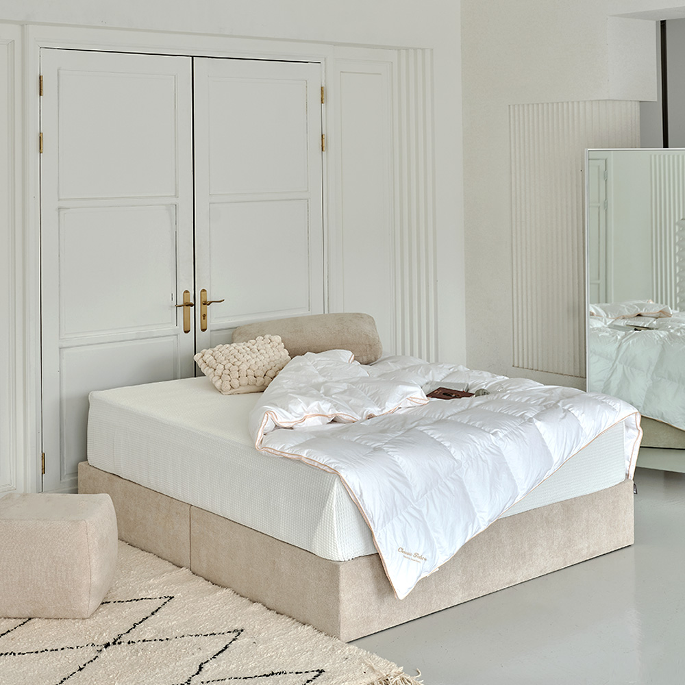 슬립퍼 평상형 침대프레임 파운데이션 저상형 무헤드 헤드없는 침대 깔판 S/SS 10cm