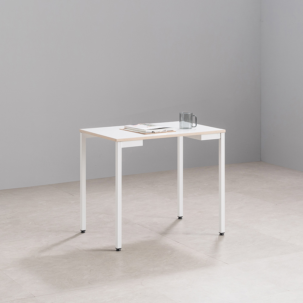 리시스커스텀 베이직 책상 800x600mm, 화이트 - 상품 이미지