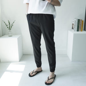4XL까지 기능성 여름 데일리 아이스 냉감 전체 스판 밴딩 조거팬츠 빅사... 착용 후기 | 사이즈/핏 총정리 - 상품 이미지 4