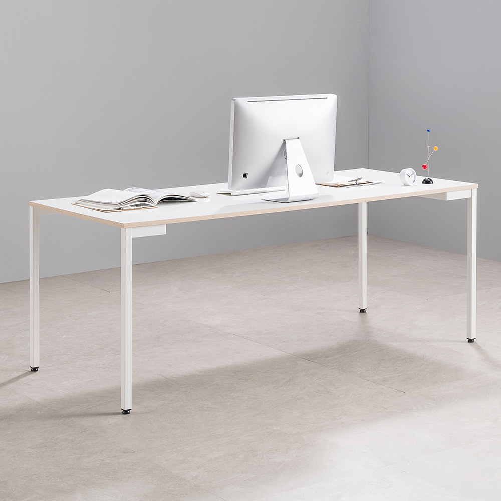 리시스커스텀 베이직 책상 1800x800mm, 화이트 - 상세 이미지 5