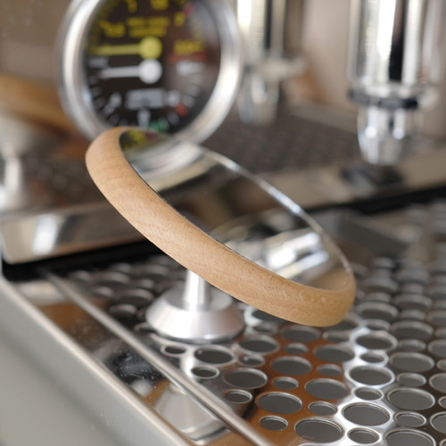 샷미러 채널링 거울 바텀리스 포터필터 우드 너도밤나무 제품 이미지