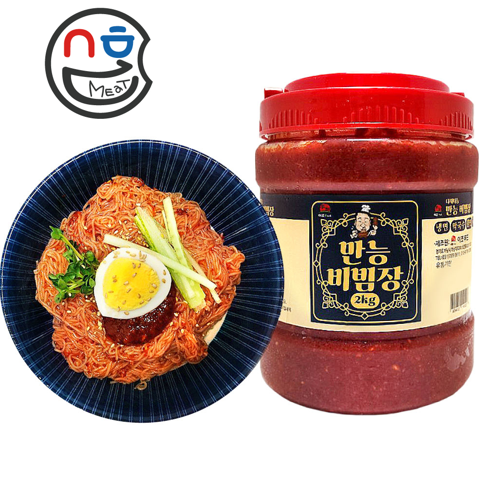 하남이조푸드 만능양념장 2kg 쫄면양념장 비빔면소스 냉면 비빔냉면 곤약 비빔장 미역국수