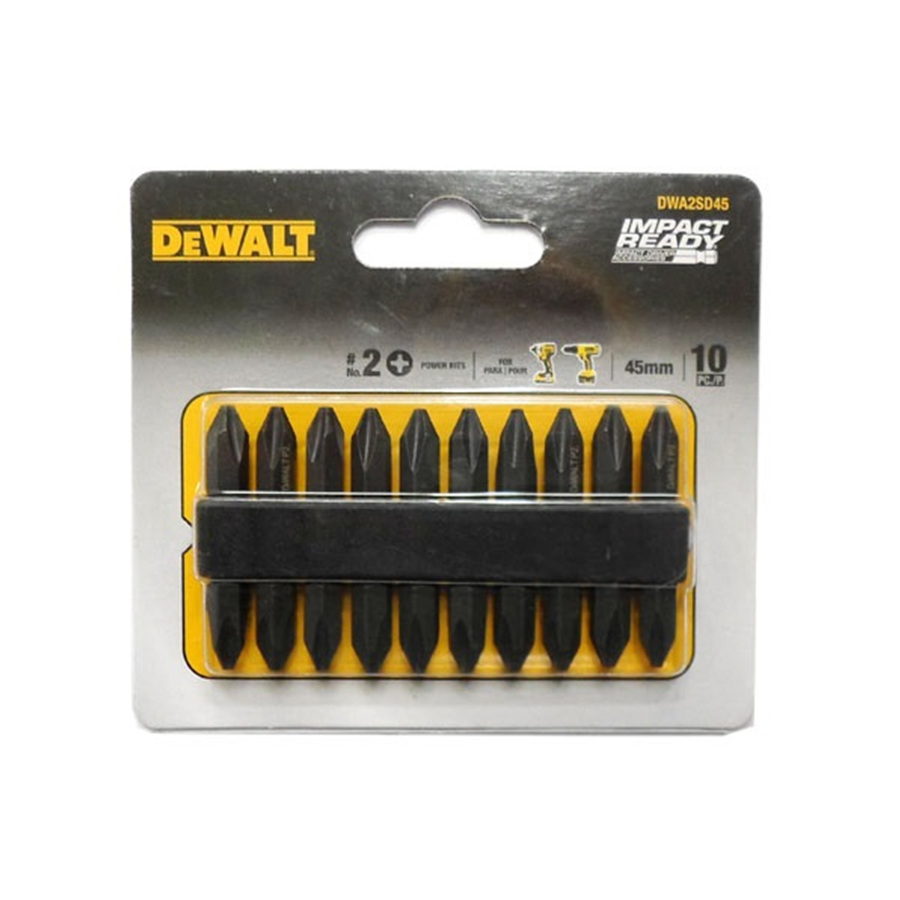 디월트 자석 양날 비트세트 DWA2SD45 토션비트 45mm 10pcs - 상세 이미지 5