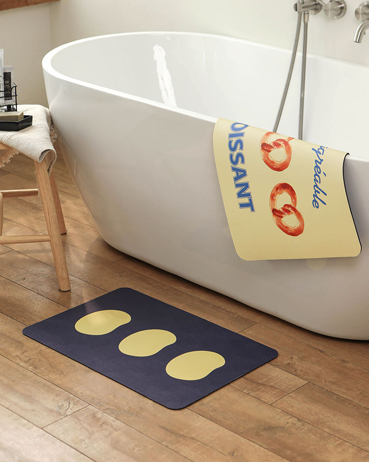 빨아쓰는 소프트 규조토 발매트 발닦개 비숑 욕실매트 빈스 - 상세 이미지 5