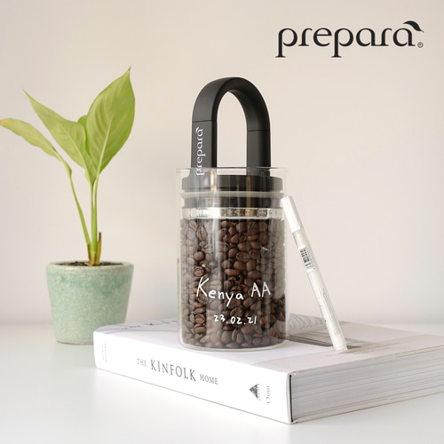 프리파라 EVAK 진공 밀폐용기 원두 커피 보관통 시리얼통 스몰숏 프레쉬 제품 이미지
