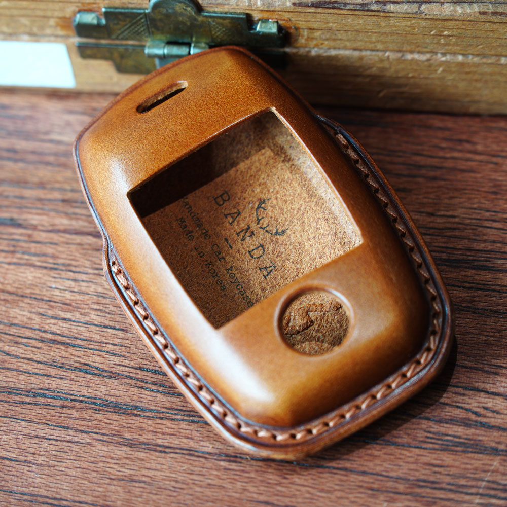 차 키케이스 자동차 스마트 가죽 키홀더 반다레더스튜디오