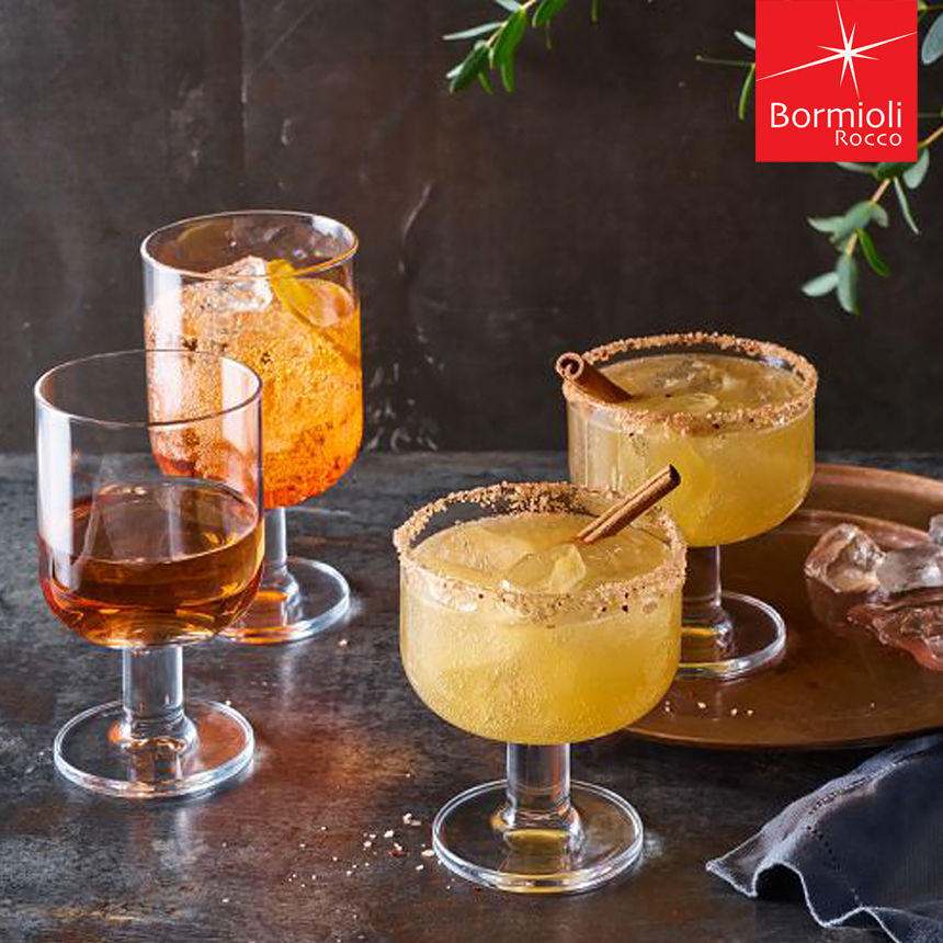 보르미올리 호스테리아 강화유리 고블렛잔 5타입 카페유리컵