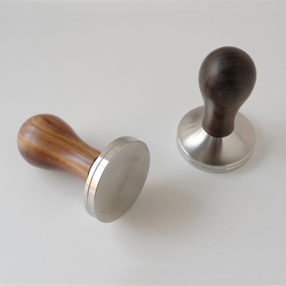 커피 우드 템퍼 58.5mm 카페 브레빌 드롱기 탬퍼 탬핑 - 상세 이미지 2