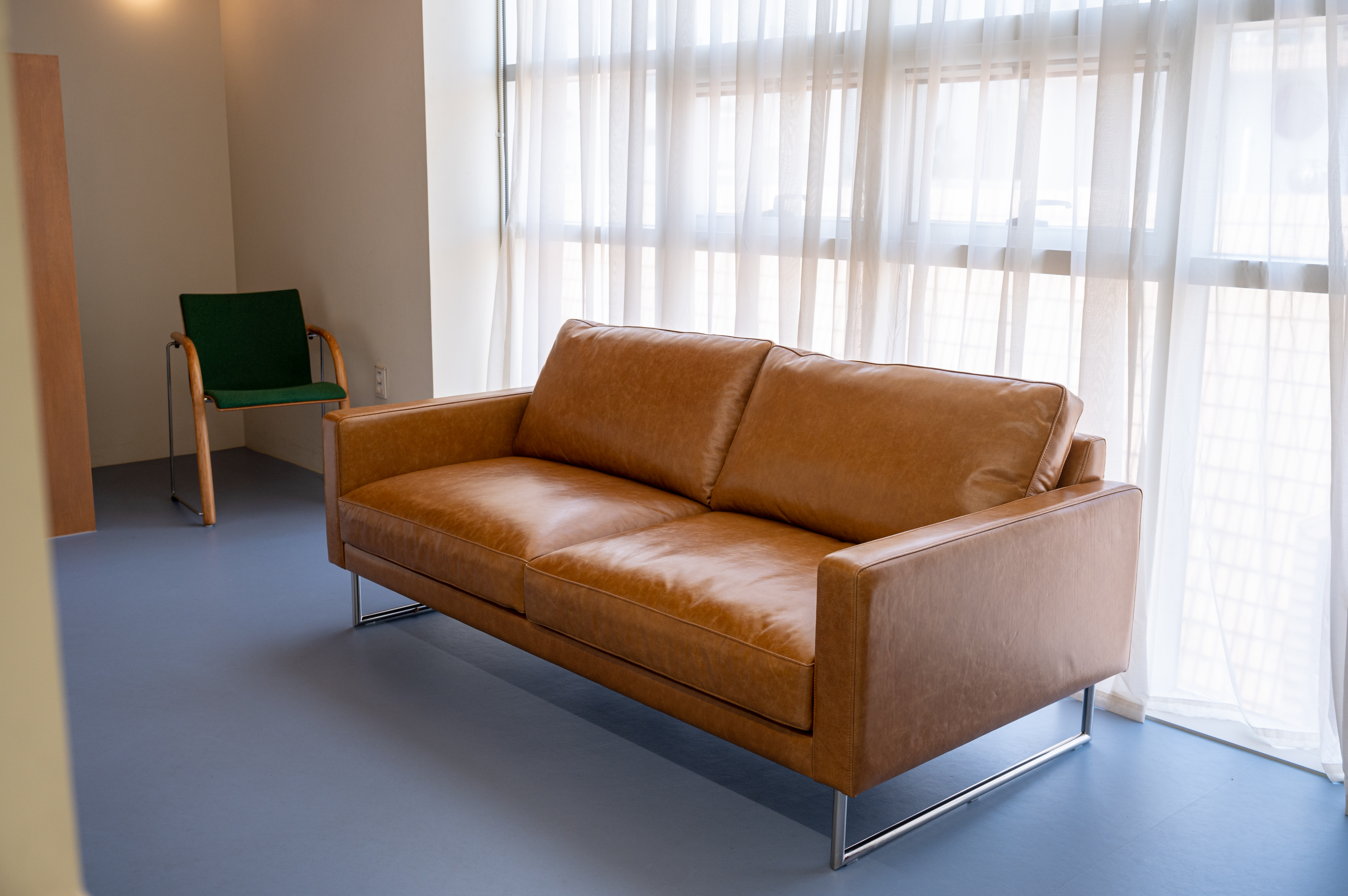 옐로우라이트 PH5 빈티지가죽 2인용 이태리 내추럴 통가죽 천연면피 전체가죽