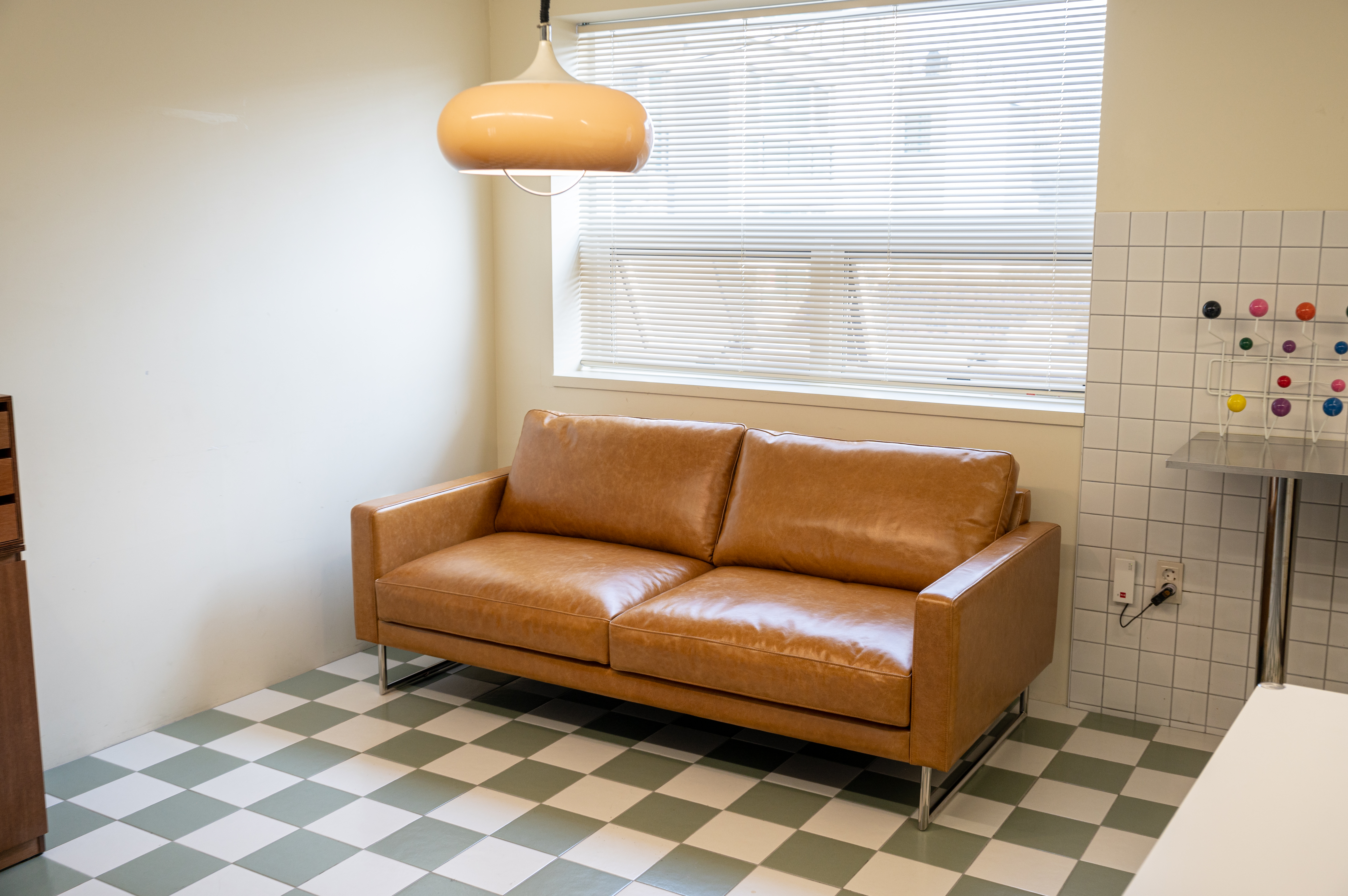 옐로우라이트 PH5 빈티지가죽 2인용 이태리 내추럴 통가죽 천연면피 전체가죽