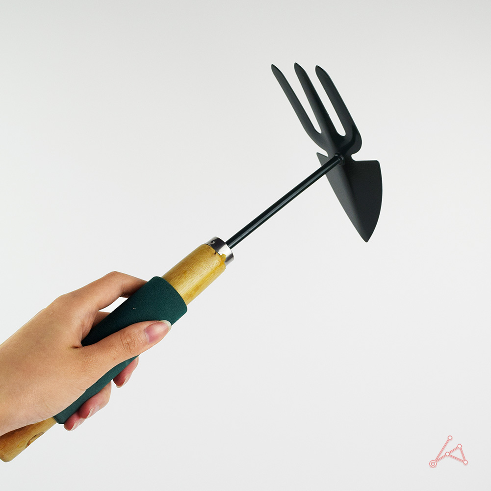삼각 괭이 갱이 삼각 약초 세발 잔디 조개 호미 - 상세 이미지 4