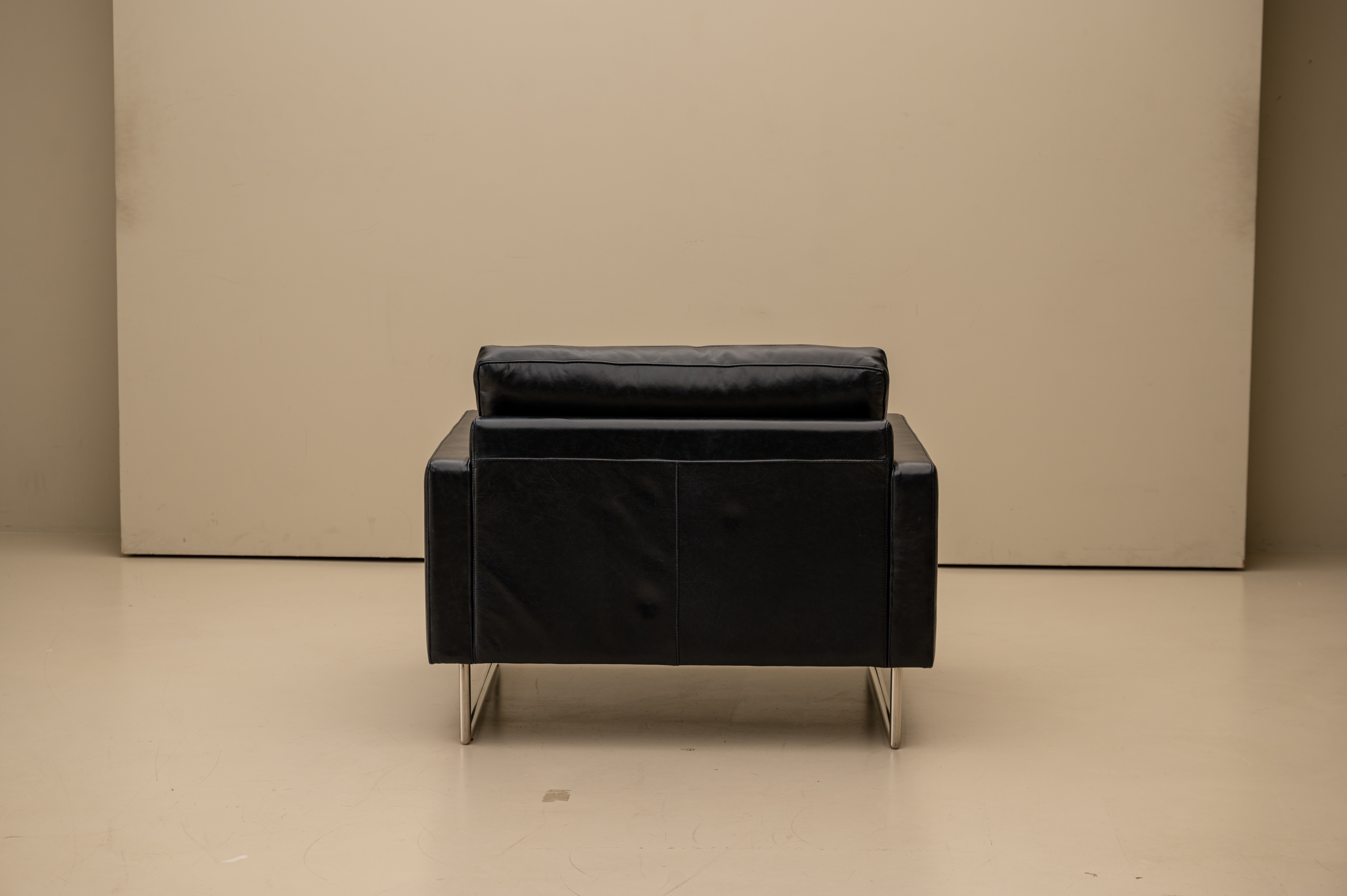 PH 5 1인용 블랙 전용 이태리 내추럴 통가죽 천연면피 소가죽소파 전체가죽