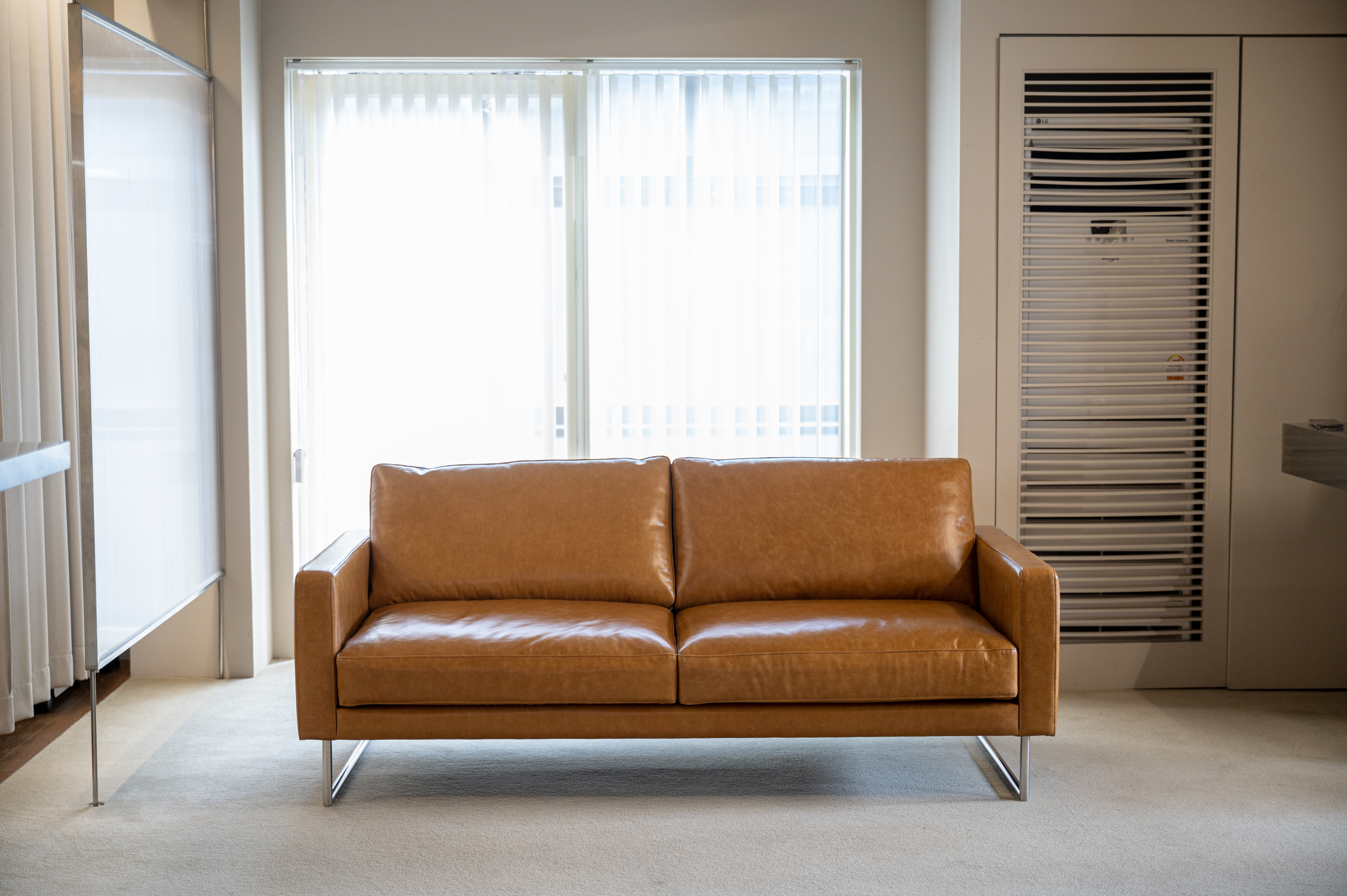 옐로우라이트 PH5 빈티지가죽 2인용 이태리 내추럴 통가죽 천연면피 전체가죽