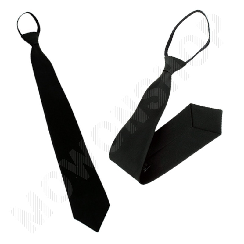 조문 넥타이 조문용 교복 학생 타이 지퍼형 상타이