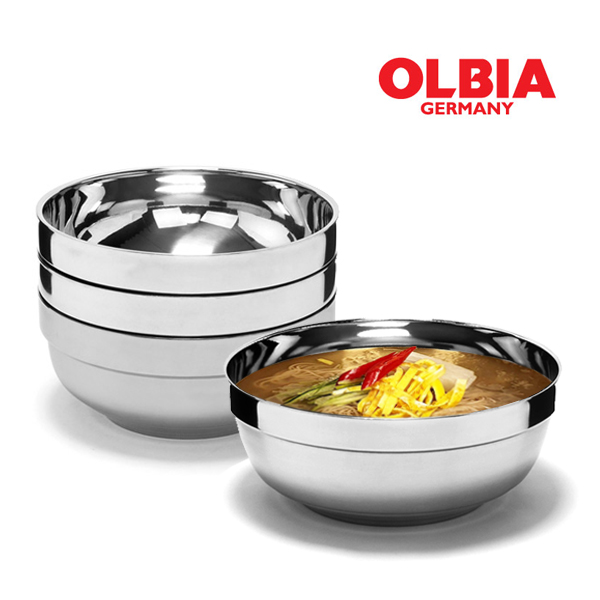 올비아 스텐304 냉면기 냉면그릇 18cm 칼국수 비빔밥 그릇 - 상세 이미지 2