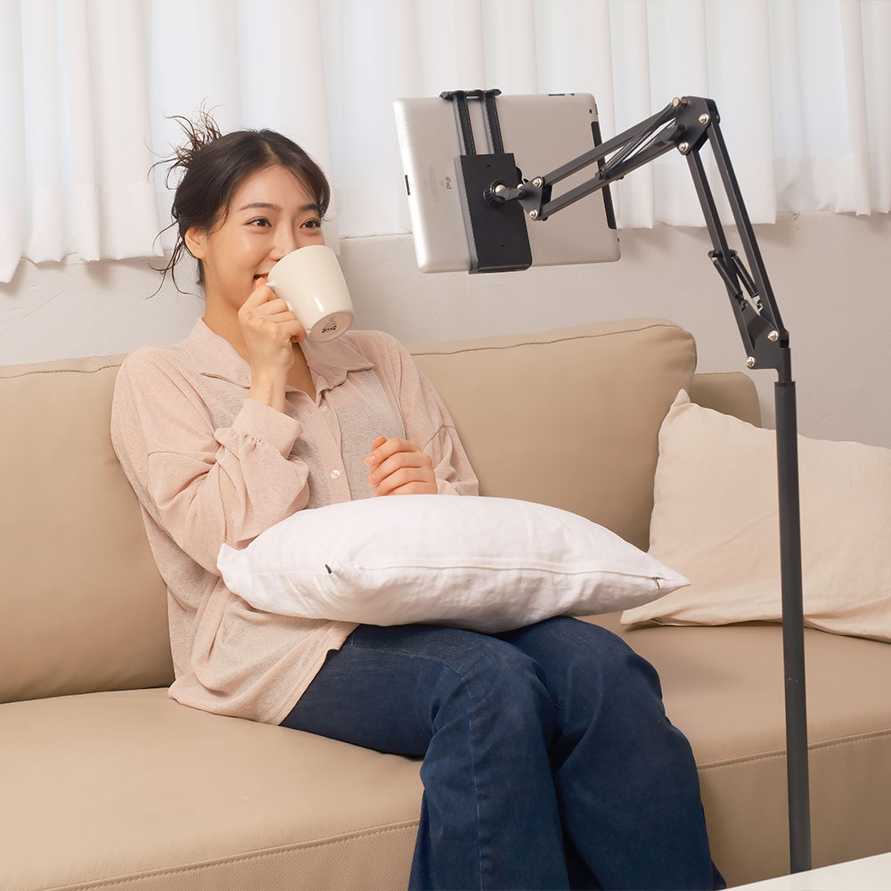 듀얼홈 아이패드거치대 갤럭시 탭 태블릿 거치대 휴대폰 스탠드 집게형 - 상세 이미지 3